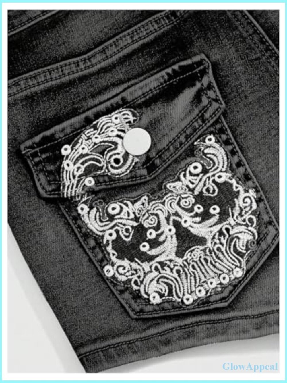 Y2k Low Rise Denim Shorts Skinny Stretch Mini Jean Shorts Streetwear - Picture 5 of 6